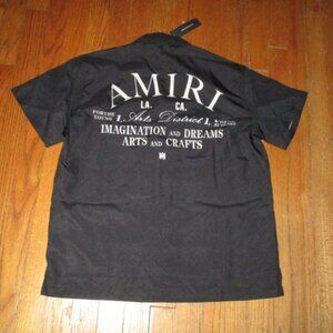 AMIRI Art District S/S B/F Shirt Sz L NWT